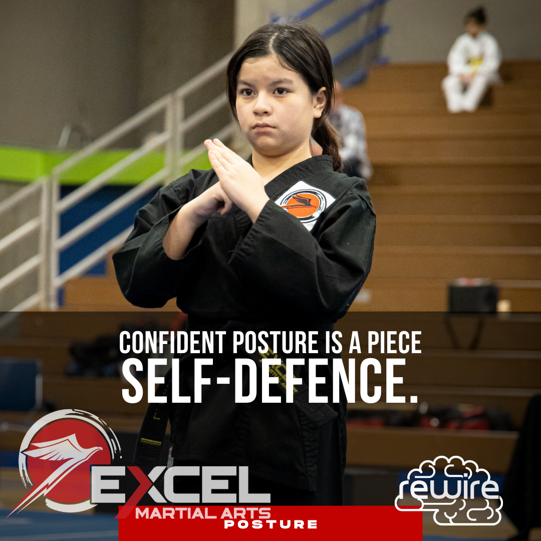 Confident posture is a piece Self-Defence